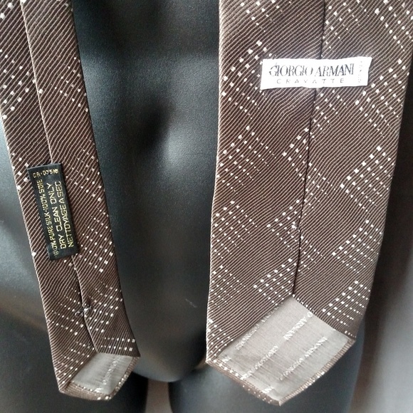 GIORGIO ARMANI Cravatte Silk Tie Pre-Owned - Picture 5 of 8